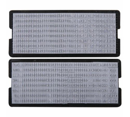 Штамп самонаборный 8-строчный STAFF, оттиск 60х40 мм, 