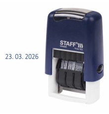 Датер-мини STAFF, месяц цифрами, оттиск 22х4 мм, 