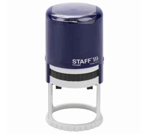 Печать самонаборная STAFF, 1 круг, оттиск D=40, 