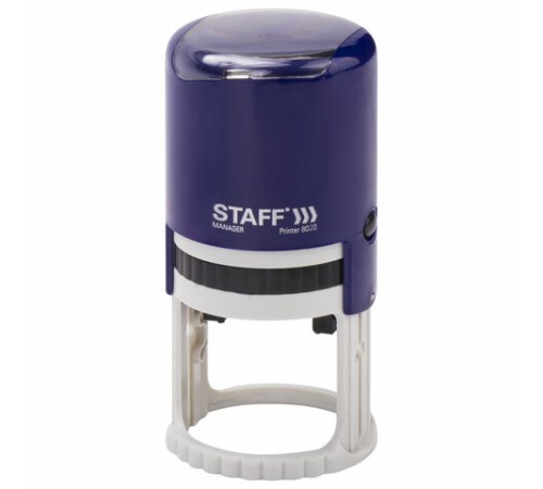 Печать самонаборная STAFF, 2 круга, оттиск D=40, 