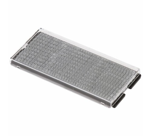 Касса русских букв и цифр универсальная, для самонаборных печатей и штампов GRM, 390 символов, шрифт 3,1 мм и 2,8 мм, 106008000