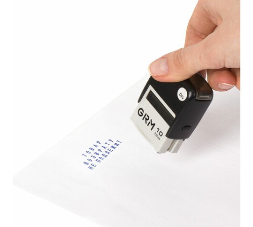 Касса русских букв и цифр универсальная, для самонаборных печатей и штампов GRM, 390 символов, шрифт 3,1 мм и 2,8 мм, 106008000