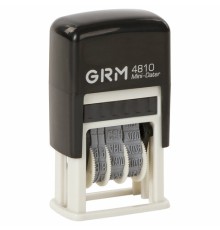 Датер-мини месяц буквами, оттиск 20х3,8 мм синий, GRM 4810, 124131000