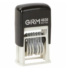 Нумератор 6-разрядный, оттиск 15х3 мм синий, GRM 4836, 124141018