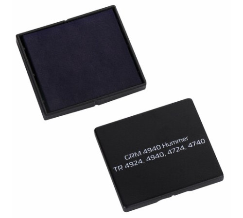 Подушка сменная 40х40 мм, синяя, для GRM 4940_4924, TRODAT 4940, 4924, 4724, 4740, 172768012