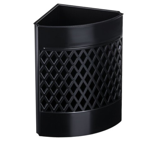 Подставка-органайзер STAFF Basic, 120х120х110 мм, 5 отделений, черная, 237949