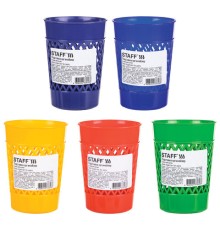 Подставка-органайзер (стакан для ручек) STAFF Basic, ассорти, 237950