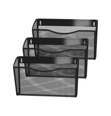 Лотки для бумаг настенные 3 штуки, формат А4, BRAUBERG 