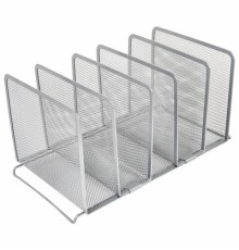 Подставка для сортировки писем и бумаг 5-ти секционная BRAUBERG 