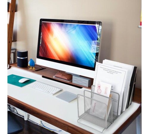 Подставка для сортировки писем и бумаг 5-ти секционная BRAUBERG 