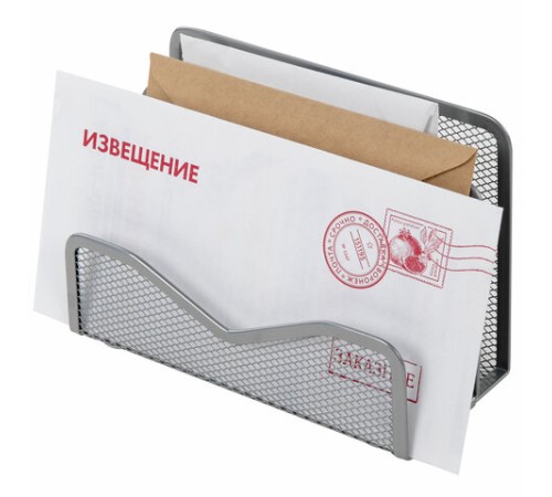 Подставка для сортировки писем и бумаг 3-х секционная BRAUBERG 