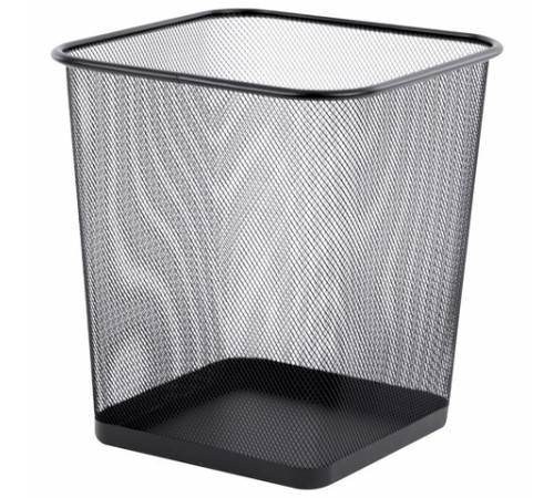 Корзина для бумаг квадратная 17 литров, BRAUBERG 