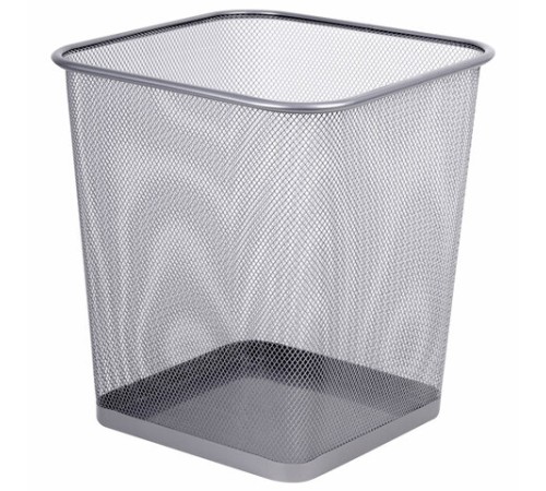 Корзина для бумаг квадратная 17 литров, BRAUBERG 