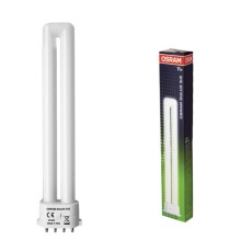 Лампа люминесцентная OSRAM DULUX S/E 11W/21-840, 11 Вт, U-образная, холодный белый свет, цоколь 2G7
