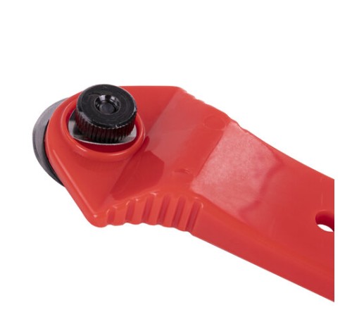 Нож раскройный роликовый 28 мм BRAUBERG, круглое лезвие, 238090