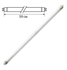 Лампа люминесцентная OSRAM L18/765, 18 Вт, цоколь G13, в виде трубки, длина 59 см, днев. белый свет