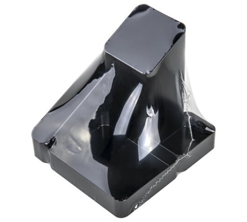 Подставка-органайзер BRAUBERG OFFICE STYLE, 4 отделения, 115х122х111 мм, черная, 238097