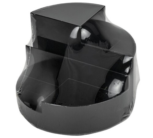 Подставка-органайзер BRAUBERG DELTA, 6 отделений, 130х130х90 мм, черная, 238100