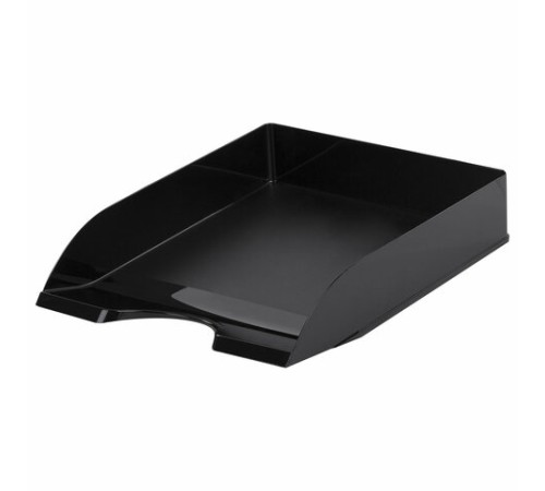 Лоток горизонтальный для бумаг BRAUBERG ORIGINAL, 315х250х60 мм, черный, 238104