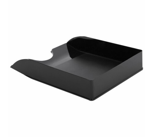Лоток горизонтальный для бумаг BRAUBERG ORIGINAL, 315х250х60 мм, черный, 238104