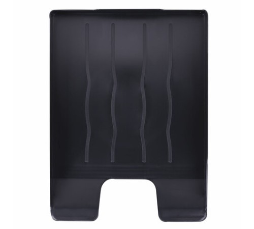 Лоток горизонтальный для бумаг BRAUBERG ECONOMY, 340х255х60 мм, черный, 238106