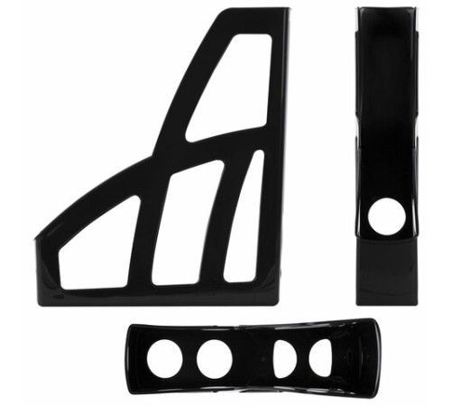 Лоток вертикальный для бумаг BRAUBERG FILE, 250х75х300 мм, черный, 238111