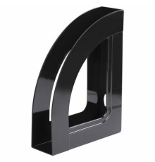 Лоток вертикальный для бумаг BRAUBERG ECONOMY, 220х70х290 мм, черный, 238112