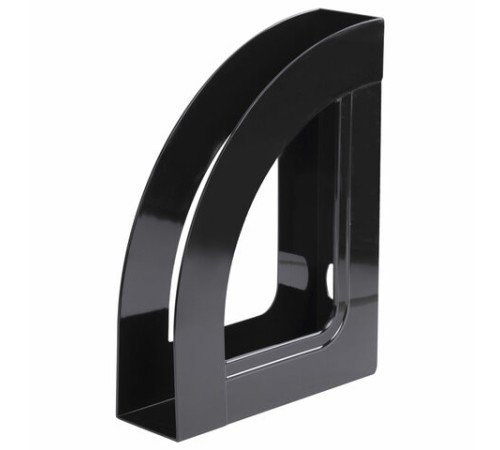 Лоток вертикальный для бумаг BRAUBERG ECONOMY, 220х70х290 мм, черный, 238112