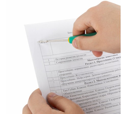 Шило с ушком, общая длина 145 мм, d=3 мм, прорезиненная ручка, STAFF, 238114