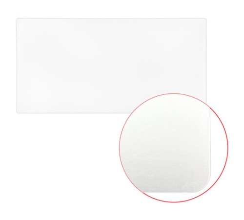 Коврик-подкладка настольный сверхпрочный 600х1200 мм, прозрачный, 0,8 мм, BRAUBERG, рулон, 238302, 1308061200