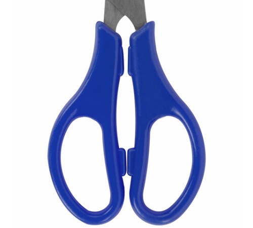 Ножницы ЮНЛАНДИЯ 130 мм, с линейкой, цвет ассорти, в дисплее, 238342