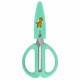 Ножницы 137 мм, резиновые рукоятки, пастельный мятный, чехол на лезвии, BRAUBERG KIDS, 238354