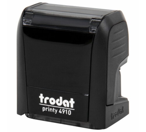 Оснастка для штампа, размер оттиска 26х9 мм, синий, TRODAT 4910 P4, подушка в комплекте, 56876