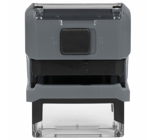 Штамп самонаборный 3-стр, 38х14 мм, синий, TRODAT 4911P4/DB, корпус СЕРЫЙ, КАССА В КОМПЛЕКТЕ, 43214