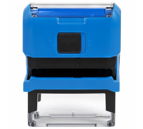 Штамп самонаборный 4-стр, 47х18 мм, синий, TRODAT 4912P4/DB, корпус СИНИЙ, КАССА В КОМПЛЕКТЕ, 67581