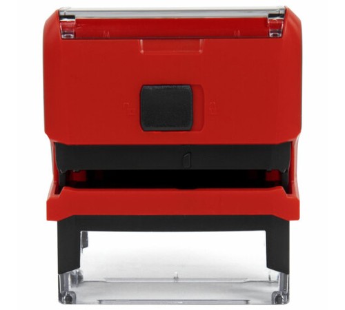 Штамп самонаборный 5-стр, 58х22 мм, синий, TRODAT 4913P4/DB, корпус КРАСНЫЙ, КАССЫ В КОМПЛЕКТЕ, 43219