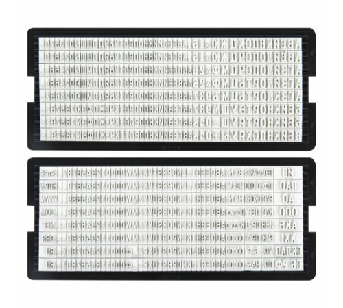 Штамп самонаборный 5-стр, 58х22 мм, синий, TRODAT 4913P4/DB, корпус КРАСНЫЙ, КАССЫ В КОМПЛЕКТЕ, 43219