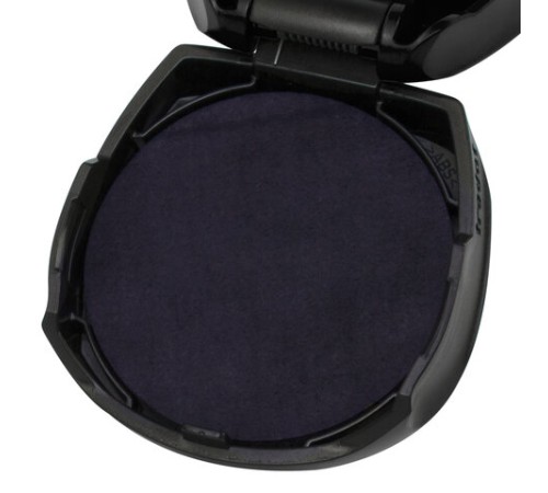 Оснастка для печатей КАРМАННАЯ, D=42 мм, синий, TRODAT 9342 MICRO P4, корпус черный, подушка, 163186
