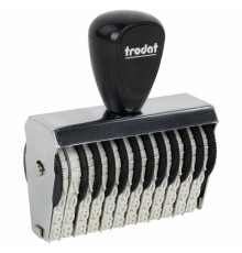 Нумератор ручной ленточный, 12 разрядов, оттиск 62 х5 мм, TRODAT 15512, 54905