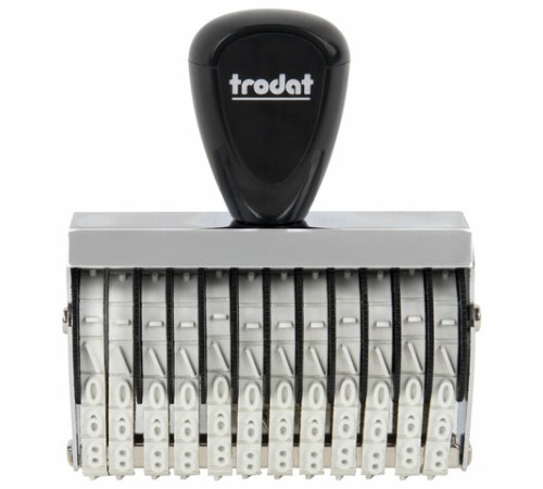 Нумератор ручной ленточный, 12 разрядов, оттиск 62 х5 мм, TRODAT 15512, 54905