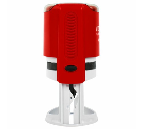 Оснастка для печатей оттиск D=42 мм, синий, TRODAT IDEAL 46042, корпус КРАСНЫЙ, крышка, подушка,125311