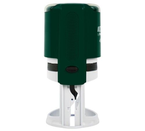 Оснастка для печатей оттиск D=42 мм, синий, TRODAT IDEAL 46042, корпус ИЗУМРУД, крышка, подушка,191407