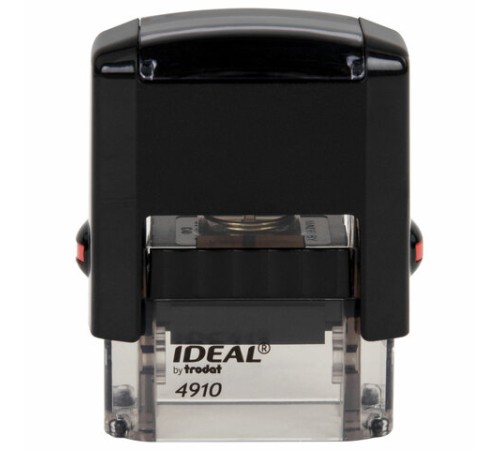Оснастка для штампа, размер оттиска 26х9 мм, синий, TRODAT IDEAL 4910 P2, подушка в комплекте, 125414