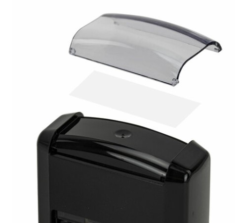 Оснастка для штампа, размер оттиска 26х9 мм, синий, TRODAT IDEAL 4910 P2, подушка в комплекте, 125414