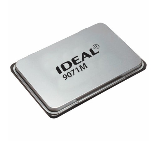 Штемпельная подушка TRODAT IDEAL 9071M, 90х56 мм, металлический корпус, ЧЕРНАЯ, 190091