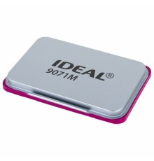 Штемпельная подушка TRODAT IDEAL 9071М, 90х56 мм, металлический корпус, ФИОЛЕТОВАЯ, 153126