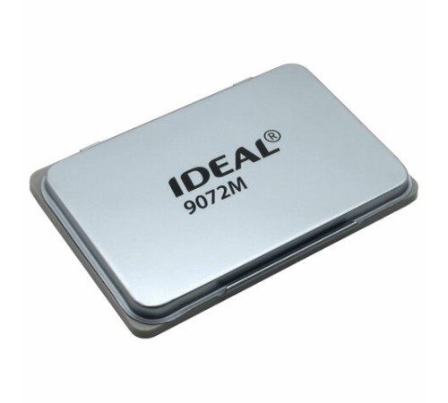 Штемпельная подушка TRODAT IDEAL 9072М, 110х70 мм, металлический корпус, НЕОКРАШЕННАЯ, 190568