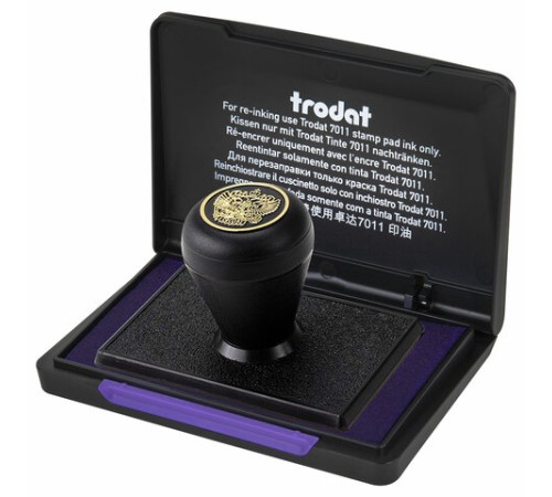 Штемпельная подушка TRODAT 9051 90х50 мм, ФИОЛЕТОВАЯ, 191021