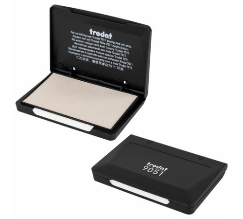 Штемпельная подушка TRODAT 9051, 90х50 мм, НЕОКРАШЕННАЯ, 191052