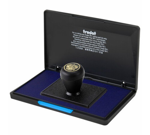 Штемпельная подушка TRODAT 9053 160х90 мм, СИНЯЯ, 191058